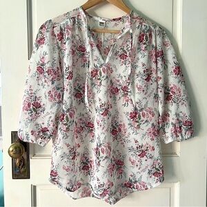 Vintage Floral Sheer Cover Up